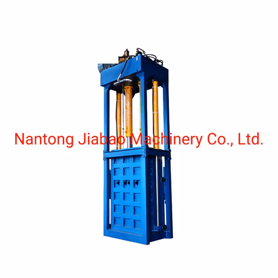 Pressa imballatrice verticale dedicata per presse per balle idrauliche di grandi dimensioni Abbigliamento di seconda mano/Stracce/Tessili/Panni usati per attività di riciclaggio e rivendita CE